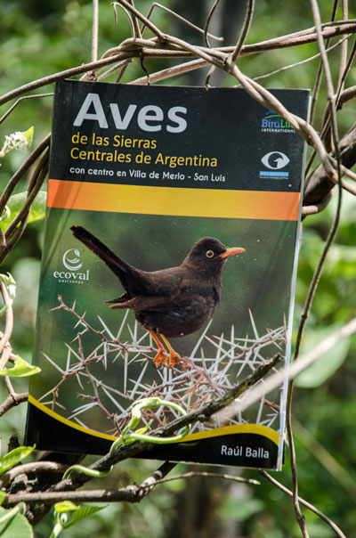 Tapa del libro Aves de las Sierras Centrales de Argentina.